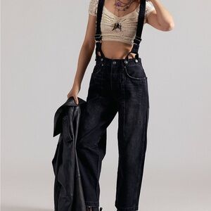 We The Free Berkley Suspender Jeans Barrel 28